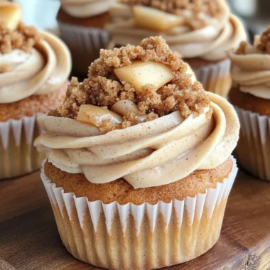 Apple Crumble Cupcakes