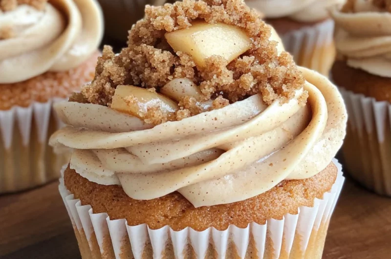 Apple Crumble Cupcakes
