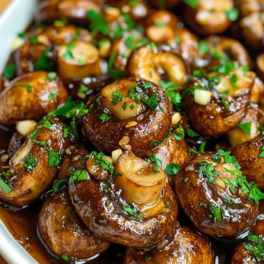 Balsamic Roasted Mushrooms