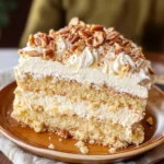 Butter Pecan Tres Leches Cake