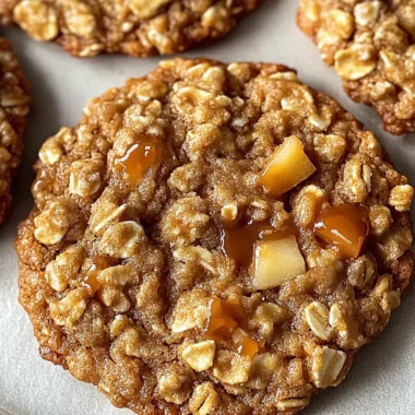 Caramel Apple Oatmeal Cookies
