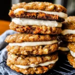 Carrot Cake Cookie Sandwiches