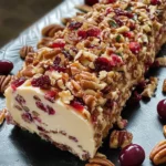 Cranberry Pecan Cheese Log