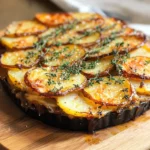 Crispy Balsamic-Thyme Potato Torte