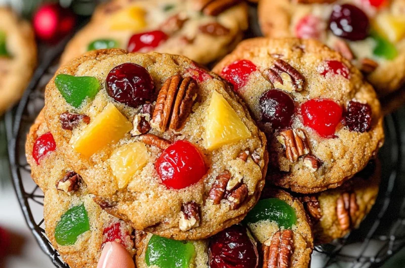 Easy Christmas Fruitcake Cookies Recipe