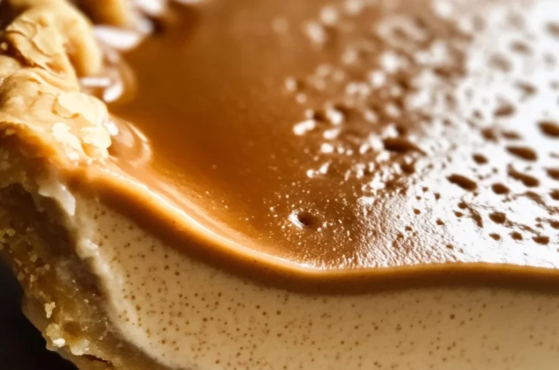Espresso Custard Pie