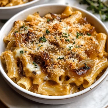 French Onion Soup Pasta Recipe