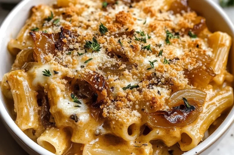 French Onion Soup Pasta Recipe