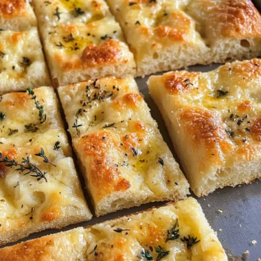 Gruyère & Thyme Italian Focaccia