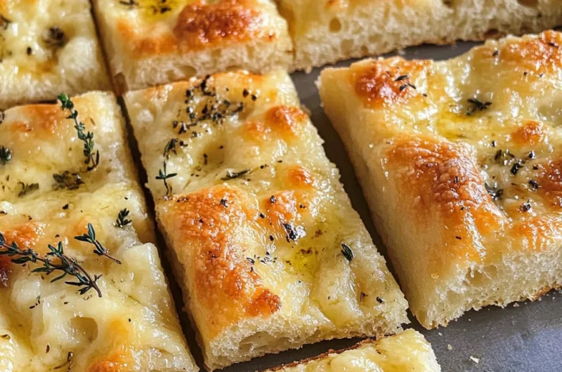 Gruyère & Thyme Italian Focaccia