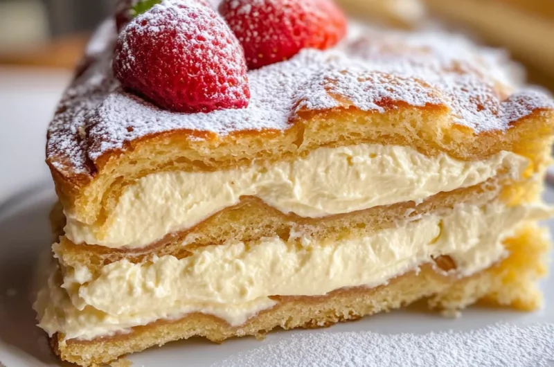 Karpatka - Polish Carpathian Mountain Cream Cake