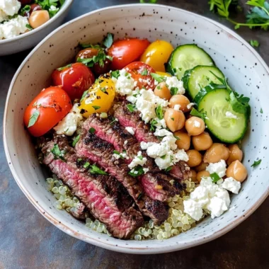 Mediterranean Steak Bowls: An Amazing Ultimate Dinner Recipe