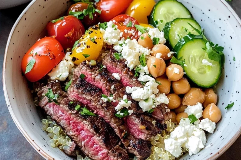 Mediterranean Steak Bowls: An Amazing Ultimate Dinner Recipe