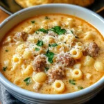 Parmesan Italian Sausage Ditalini Soup