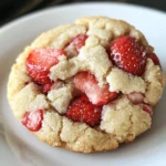 Soft Strawberry Shortcake Cookies