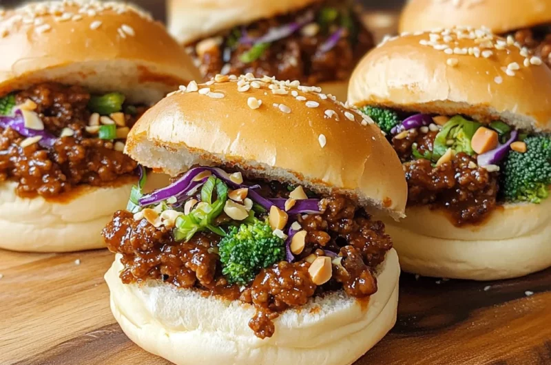Thai Sloppy Joe Sliders