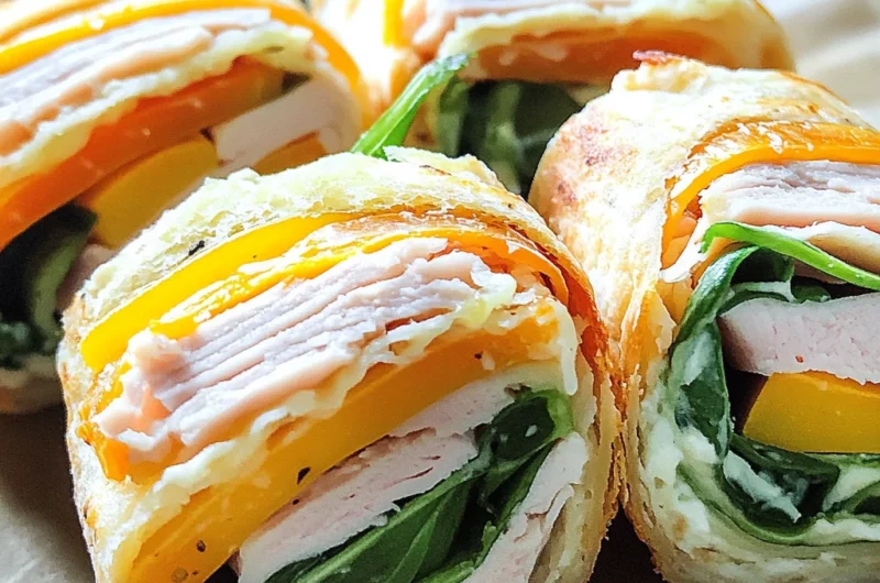 Turkey Cheddar Lunch Roll Ups: An Incredible Ultimate Recipe