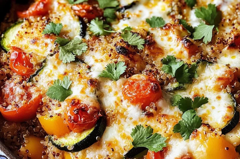 Veggie-Packed Quinoa Casserole