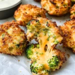 Air Fryer Broccoli Cheddar Poppers