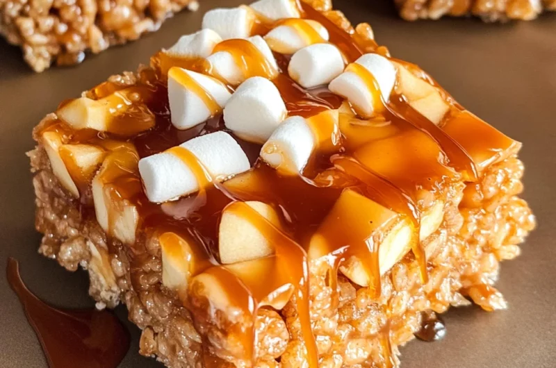 Apple Pie Rice Krispie Treats