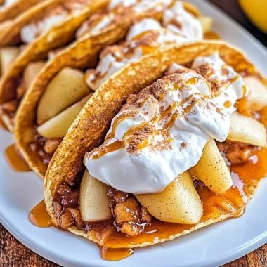 Apple Pie Tacos