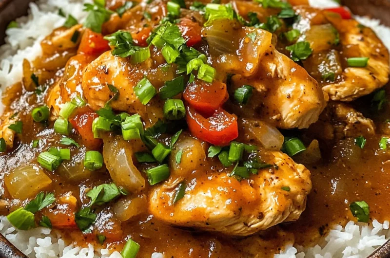 Authentic Chicken Étouffée Recipe