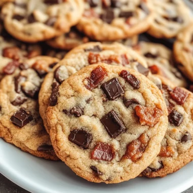Bourbon Bacon Chocolate Chunk Cookies