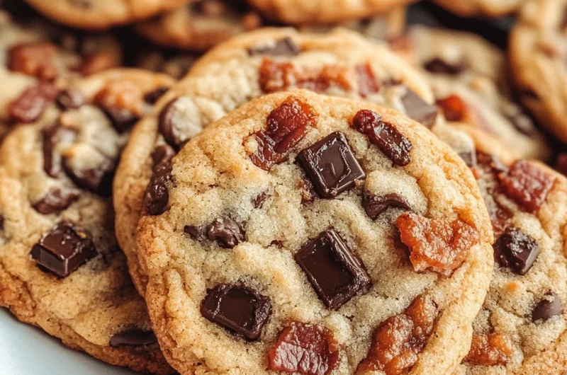 Bourbon Bacon Chocolate Chunk Cookies