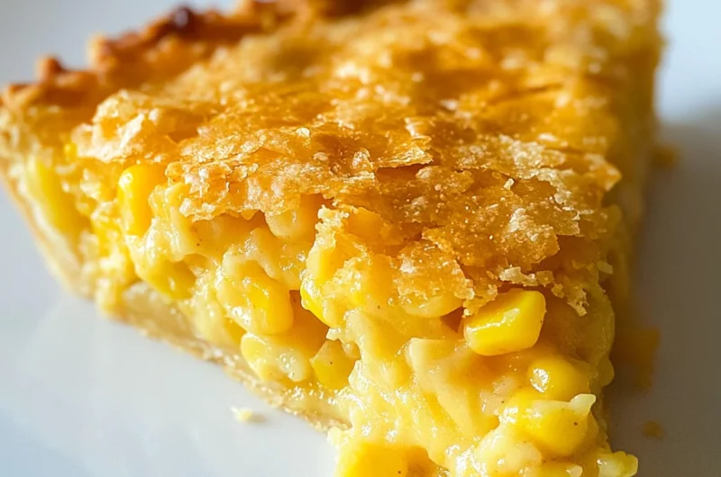 Cheddar Sweet Corn Pie