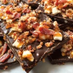 Chocolate, Caramel, Marshmallow, Whiskey & Bacon Bark