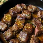 Cowboy Butter Steak Bites