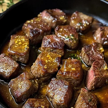 Cowboy Butter Steak Bites