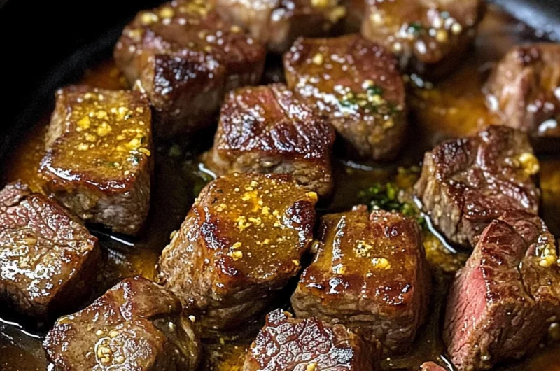 Cowboy Butter Steak Bites