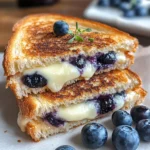 Crispy Blueberry Grilled Cheese