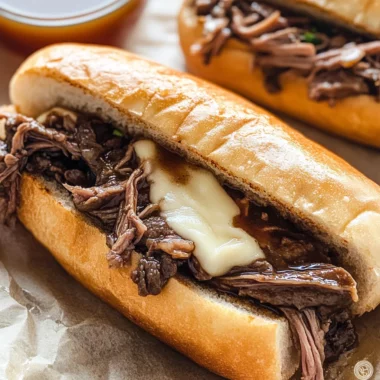 Crock Pot French Dip Sandwiches