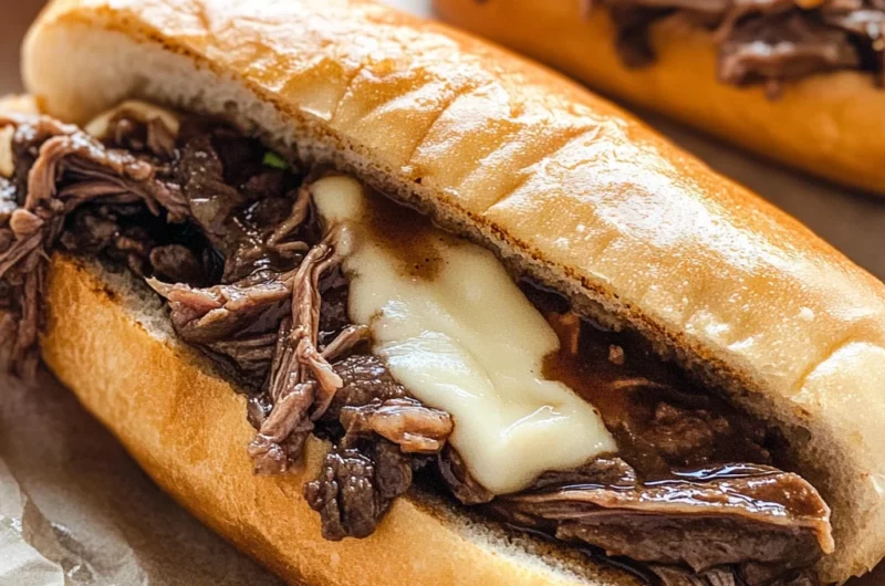 Crock Pot French Dip Sandwiches