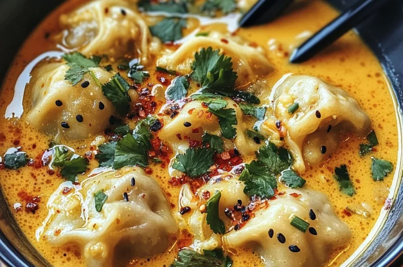 Curry Dumpling Soup