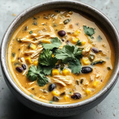 Easy Chicken, Poblano, and Black Bean Soup (Small Batch)