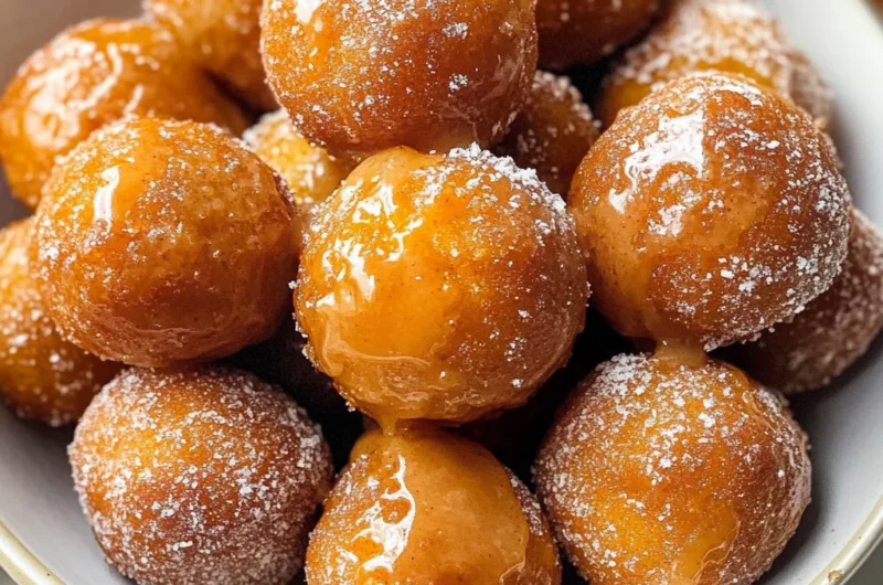 Healthy Pumpkin Donut Holes