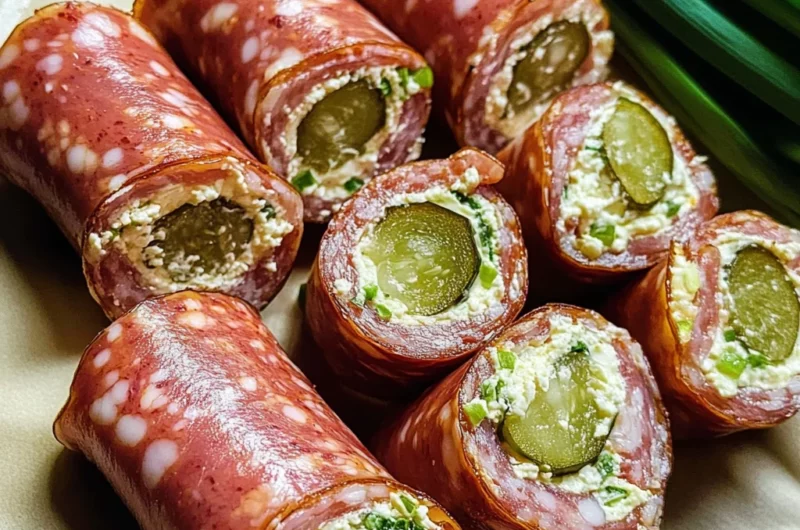 Irresistible Keto Salami Roll-Ups for Easy Snacking