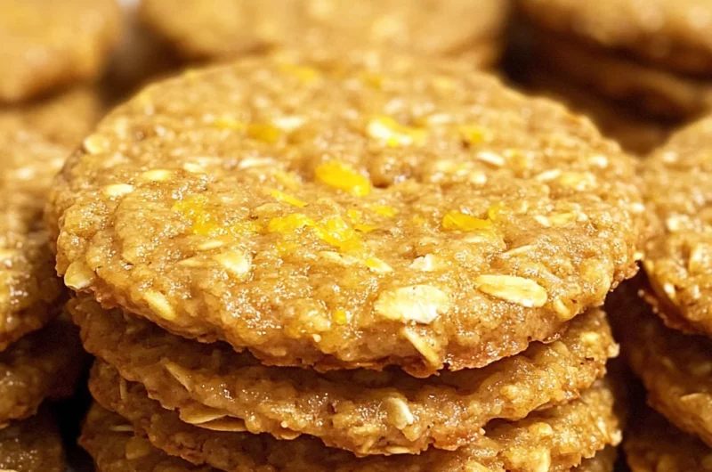 Lemon Oatmeal No-Bake Cookies