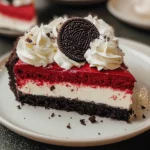 Red Velvet Oreo Cheesecake