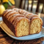 Spiced Apple Cider Donut Loaf