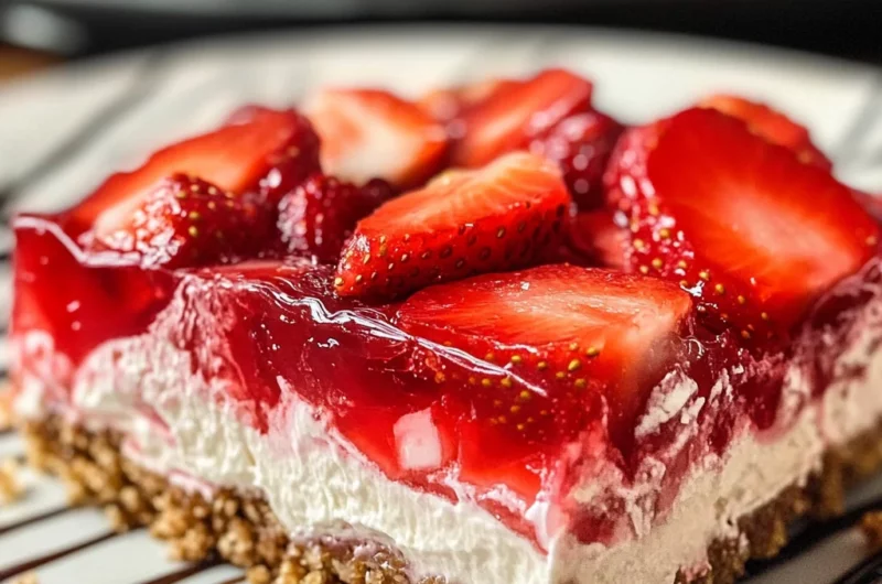 Strawberry Pretzel Jello Salad