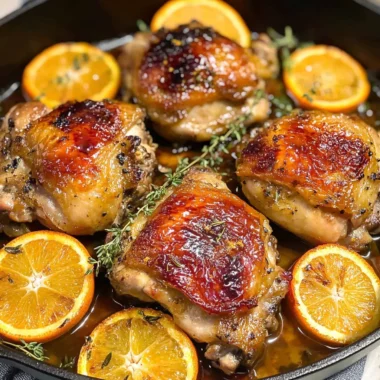 Sweet and Savory Roasted Orange Chicken