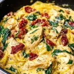 Tuscan Chicken and Spaghetti Squash Recipe