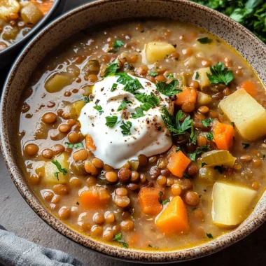 Vegetarian Lentil Soup