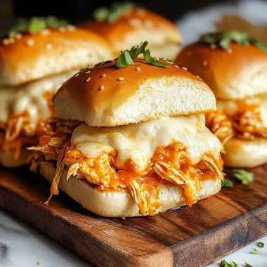 Buffalo Chicken Sliders