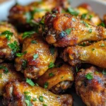 Cajun Garlic Chicken Wings