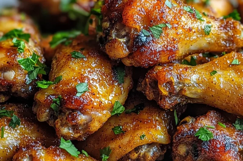 Cajun Garlic Chicken Wings